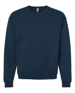 JERZEES C12MR Unisex Rugged Crewneck Sweatshirt – Washed Navy