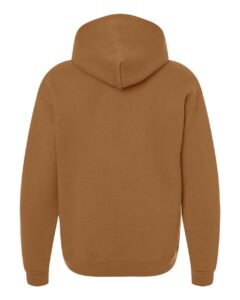 JERZEES H12MR Unisex Rugged Hooded Sweatshirt – Golden Pecan (back)