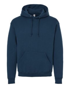 JERZEES H12MR Unisex Rugged Hooded Sweatshirt – Washed Navy