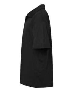 AllPro 41800Y Youth Pro-Lock Performance Polo – Black (side)