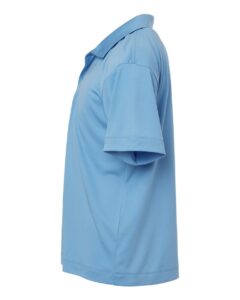 AllPro 41800Y Youth Pro-Lock Performance Polo – Carolina Blue (side)