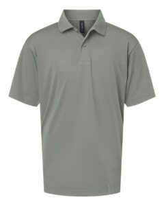 AllPro 41800Y Youth Pro-Lock Performance Polo – Greystone