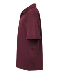 AllPro 41800Y Youth Pro-Lock Performance Polo – Maroon (side)