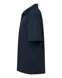 AllPro 41800Y Youth Pro-Lock Performance Polo – Navy (side)