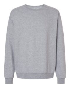 JERZEES IC48MR Unisex Ultimate CVC Crewneck Sweatshirt – Athletic Heather