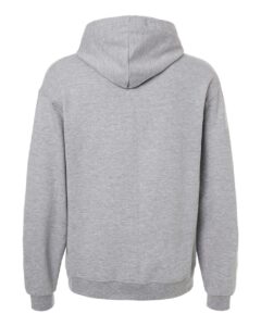 JERZEES IC49MR Unisex Ultimate CVC Hooded Sweatshirt – Athletic Heather (back)