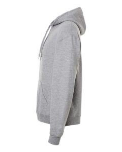 JERZEES IC49MR Unisex Ultimate CVC Hooded Sweatshirt – Athletic Heather (side)