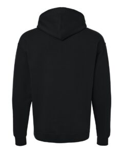 JERZEES IC49MR Unisex Ultimate CVC Hooded Sweatshirt – Black Ink (back)