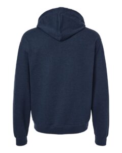 JERZEES IC49MR Unisex Ultimate CVC Hooded Sweatshirt – Indigo Heather (back)
