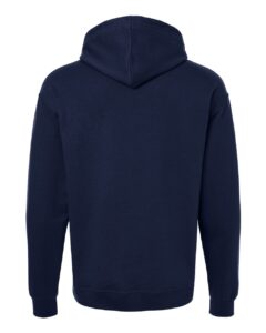 JERZEES IC49MR Unisex Ultimate CVC Hooded Sweatshirt – J. Navy (back)