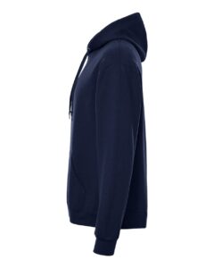 JERZEES IC49MR Unisex Ultimate CVC Hooded Sweatshirt – J. Navy (side)