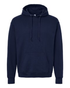 JERZEES IC49MR Unisex Ultimate CVC Hooded Sweatshirt – J. Navy