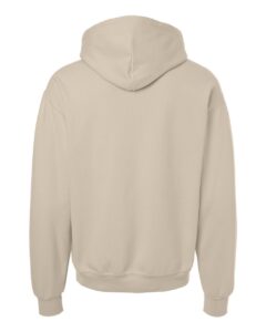 JERZEES IC49MR Unisex Ultimate CVC Hooded Sweatshirt – Putty (back)