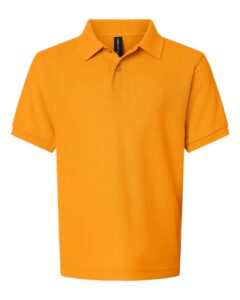 AllPro 62800Y Youth Pique Polo – Gold