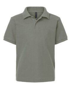 AllPro 62800Y Youth Pique Polo – Greystone