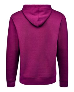 J. America 8720 Unisex BTB Fleece Hooded Sweatshirt – Boysenberry (back)