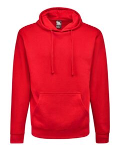 J. America 8720 Unisex BTB Fleece Hooded Sweatshirt – Red