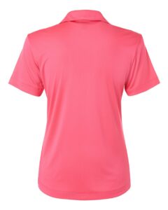 AllPro 41800L Women’s Pro-Lock Performance Polo – Bright Pink (back)