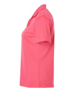 AllPro 41800L Women’s Pro-Lock Performance Polo – Bright Pink (side)