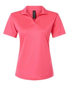 AllPro 41800L Women’s Pro-Lock Performance Polo – Bright Pink