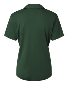 AllPro 41800L Women’s Pro-Lock Performance Polo – Forest Green (back)