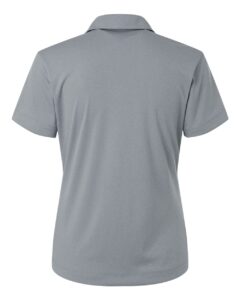 AllPro 41800L Women’s Pro-Lock Performance Polo – Heather Steel (back)