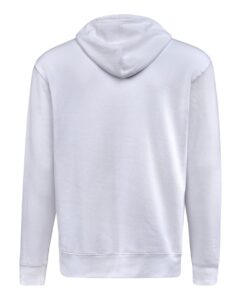 J. America 8720 Unisex BTB Fleece Hooded Sweatshirt – White (back)