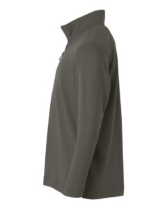 AllPro 41870Y Youth Pro-Lock Performance Quarter-Zip Pullover – Charcoal (side)