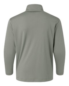 AllPro 41870Y Youth Pro-Lock Performance Quarter-Zip Pullover – Greystone (back)