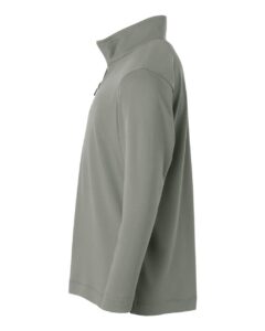 AllPro 41870Y Youth Pro-Lock Performance Quarter-Zip Pullover – Greystone (side)