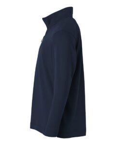 AllPro 41870Y Youth Pro-Lock Performance Quarter-Zip Pullover – Navy (side)