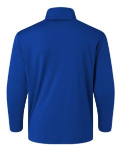 AllPro 41870Y Youth Pro-Lock Performance Quarter-Zip Pullover – Royal (back)