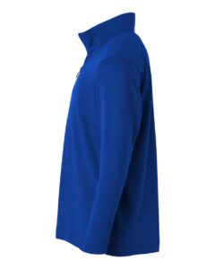 AllPro 41870Y Youth Pro-Lock Performance Quarter-Zip Pullover – Royal (side)