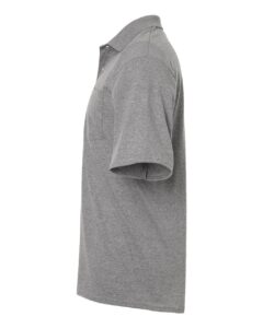 JERZEES 436MP Men’s Dri-Power® Polo with Pocket – Oxford (side)