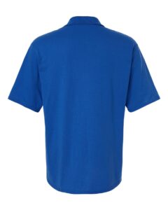 JERZEES 436MP Men’s Dri-Power® Polo with Pocket – Royal (back)