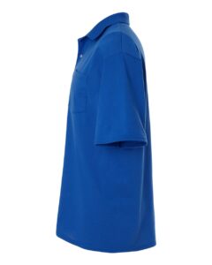 JERZEES 436MP Men’s Dri-Power® Polo with Pocket – Royal (side)