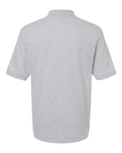 JERZEES 437R Men’s Dri-Power® Polo – Ash (back)