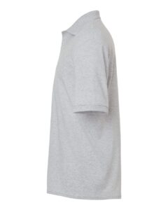 JERZEES 437R Men’s Dri-Power® Polo – Ash (side)