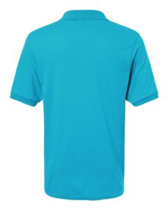 JERZEES 437R Men’s Dri-Power® Polo – California Blue (back)