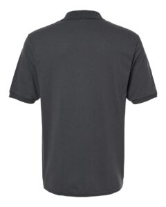 JERZEES 437R Men’s Dri-Power® Polo – Charcoal Grey (back)