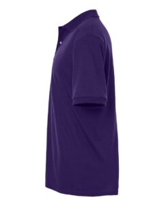 JERZEES 437R Men’s Dri-Power® Polo – Deep Purple (side)