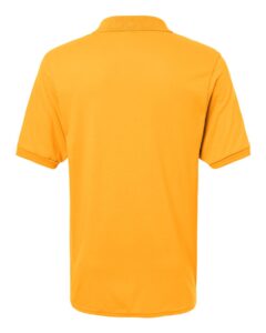 JERZEES 437R Men’s Dri-Power® Polo – Gold (back)