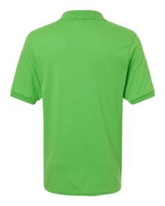 JERZEES 437R Men’s Dri-Power® Polo – Kiwi (back)