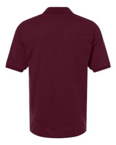 JERZEES 437R Men’s Dri-Power® Polo – Maroon (back)