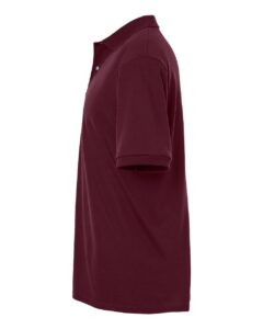 JERZEES 437R Men’s Dri-Power® Polo – Maroon (side)