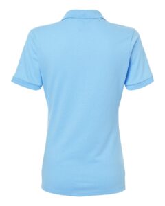 JERZEES 437F Women’s Dri-Power® Polo – Light Blue (back)