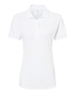 JERZEES 437F Women’s Dri-Power® Polo – White