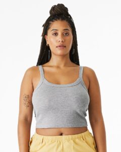 BELLA + CANVAS 1012 Women’s Micro Rib Spaghetti Strap Tank
