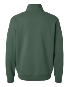 Independent Trading Co. SS4600QZ Unisex Midweight Quarter-Zip Pullover – Alpine Green (back)