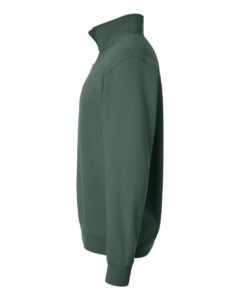 Independent Trading Co. SS4600QZ Unisex Midweight Quarter-Zip Pullover – Alpine Green (side)